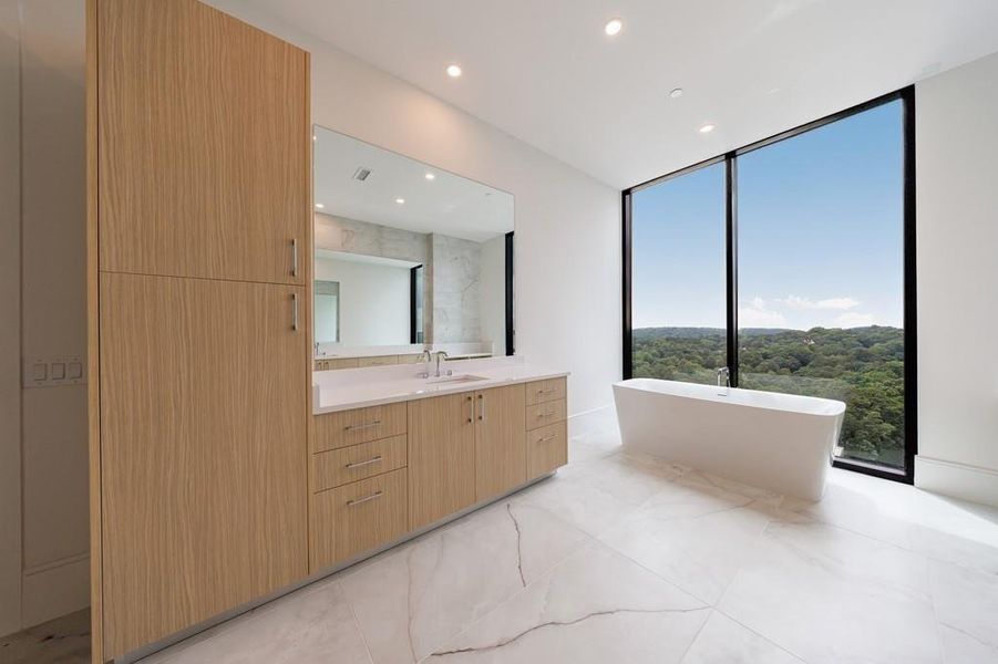 Furnished interior view inside a new home in The Dillon Buckhead, Atlanta (Image 8).