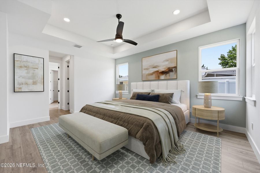Furnished interior view inside a new home in Palm Coast Homes, Palm Coast (Image 9).