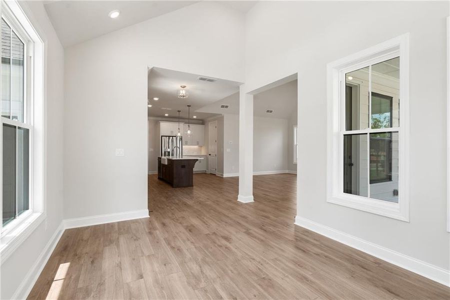Spacious, unfurnished interior of a new home in Promenade at Sawnee Village, Cumming (Image 23).