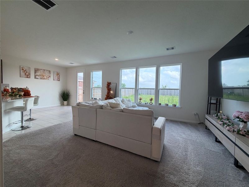 Furnished interior view inside a new home in , Katy (Image 8).