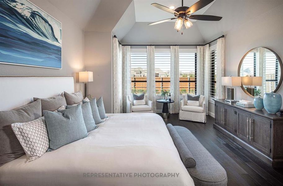 Furnished interior view inside a new home in Quail Hollow: 72ft. lots, Rockwall (Image 19).