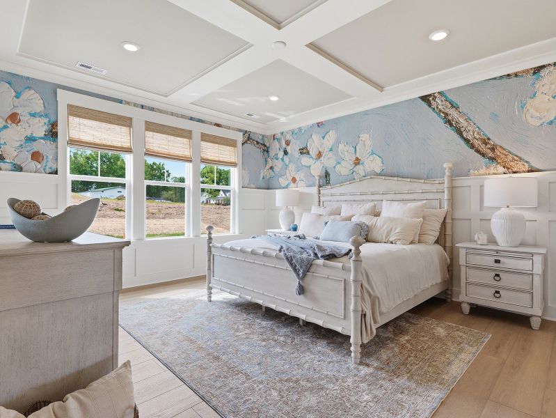 Representative furnished interior of a home built from the Goodwin - Vanguard Collection by Mungo Homes in Grand Park, Leland (Image 6).