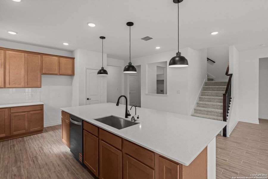 Furnished interior view inside a new home in Legacy at Lake Dunlap, New Braunfels (Image 10).