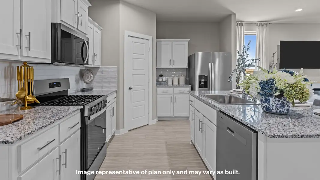 Furnished interior view inside a new home in Homestead at Parks Bell Ranch, Odessa (Image 6). Furnished interior view inside a new home in Homestead at Parks Bell Ranch, Odessa (Image 6).