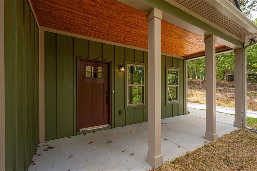 Exterior details and patio area of a home in , Dahlonega (Image 25).