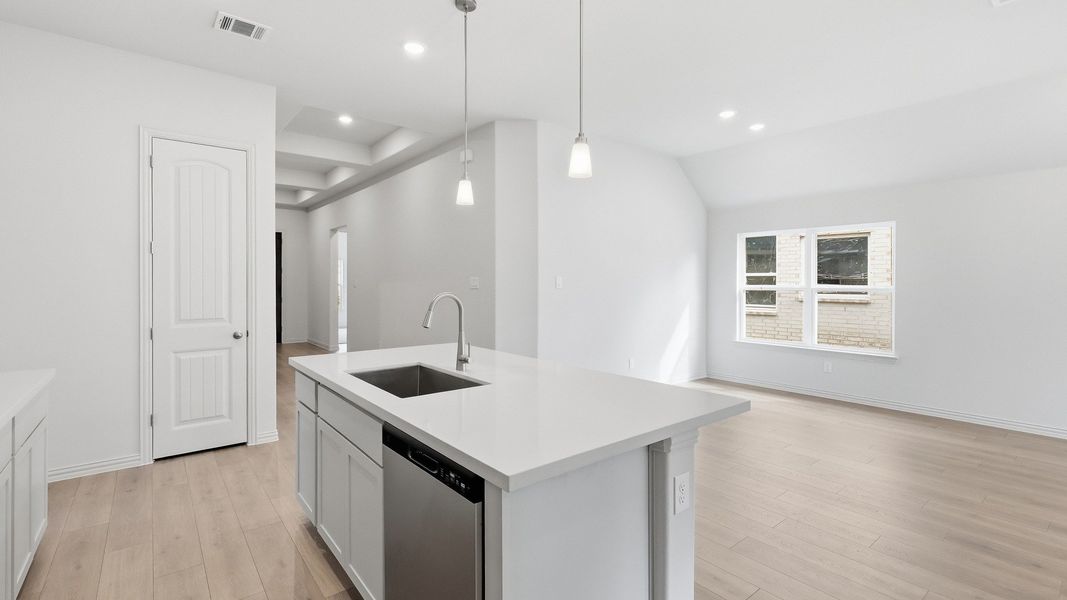 Furnished interior view inside a new home in Thompson Farms, Van Alstyne (Image 30).