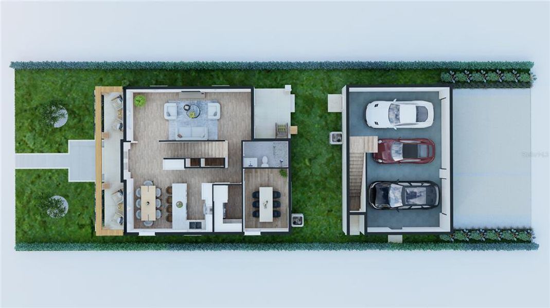 2D floor plan layout of this home in , St. Petersburg, FL (Image 6).