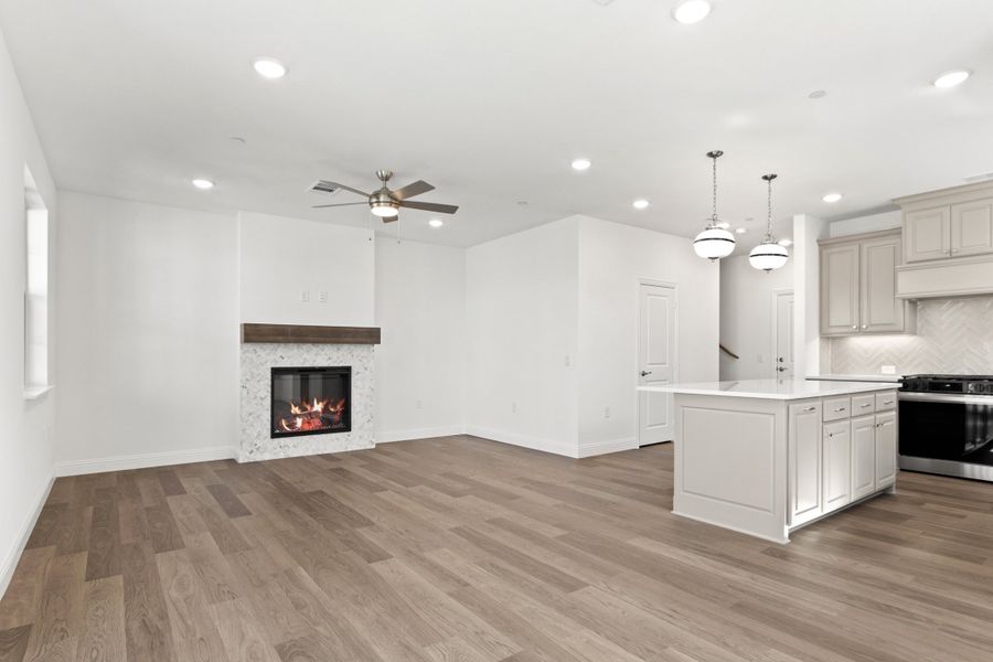 Spacious, unfurnished interior of a new home in The Tribute, The Colony (Image 20).