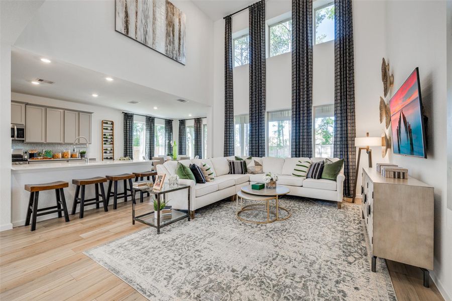 Furnished interior view inside a new home in Anniston, Katy (Image 41).