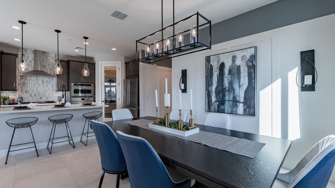 Representative furnished interior of a home built from the Bluebell by DRB Homes in Teravalis, Buckeye (Image 8).