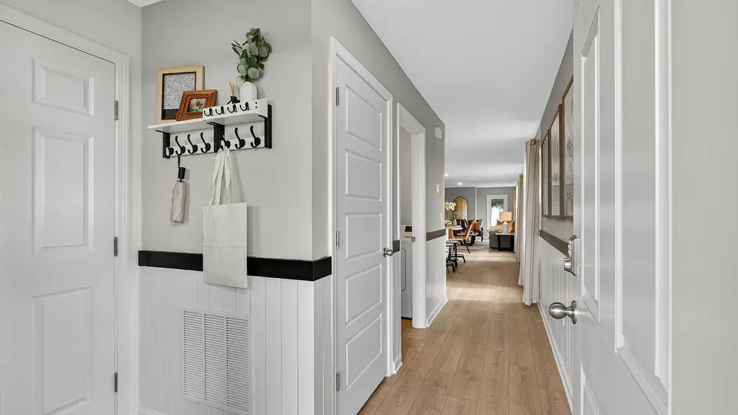 Representative furnished interior of a home built from the HARPER by D.R. Horton in The Arbors, Jacksonville (Image 5).