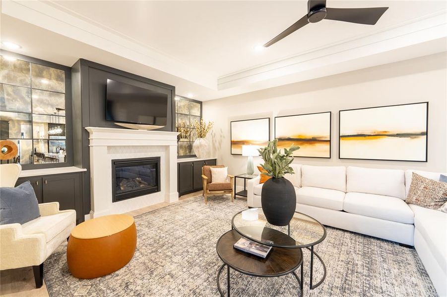 Furnished interior view inside a new home in , Little Elm (Image 28). Furnished interior view inside a new home in , Little Elm (Image 28).