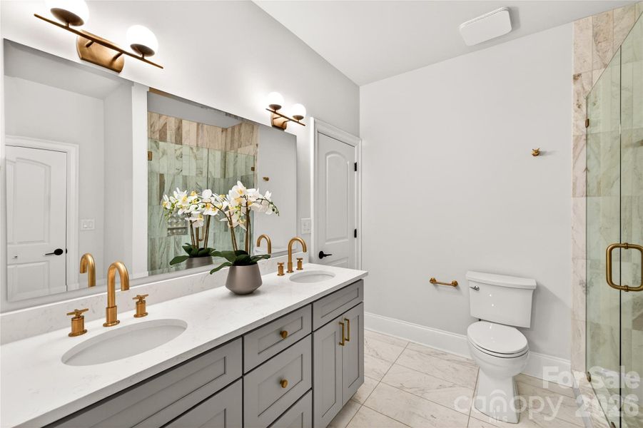 Furnished interior view inside a new home in , Mint Hill (Image 36).