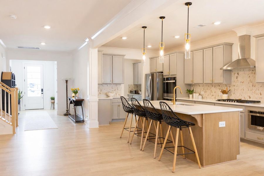 Furnished interior view inside a new home in , Ravenel (Image 28).