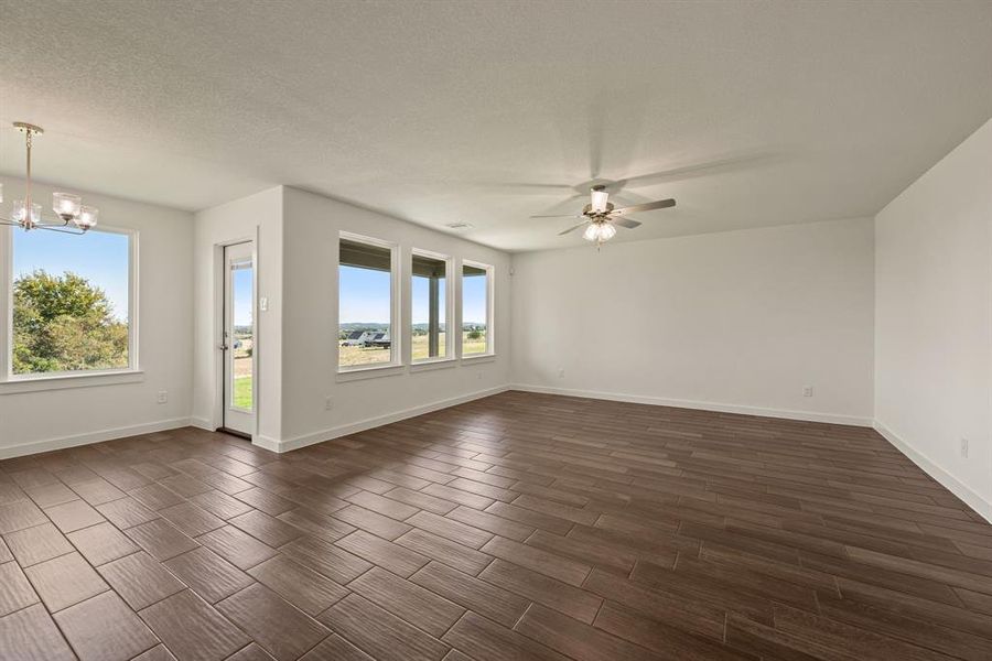 Spacious, unfurnished interior of a new home in Gatlin Ranch, Springtown (Image 18). Spacious, unfurnished interior of a new home in Gatlin Ranch, Springtown (Image 18).