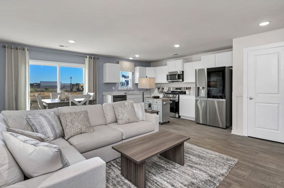 Representative furnished interior of a home built from the Jarrod by Veranda Homes in Trenton Place, Roebuck (Image 7).