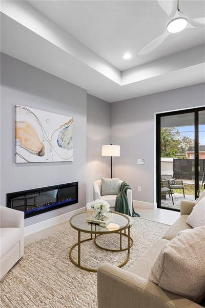 Furnished interior view inside a new home in , North Port (Image 9).