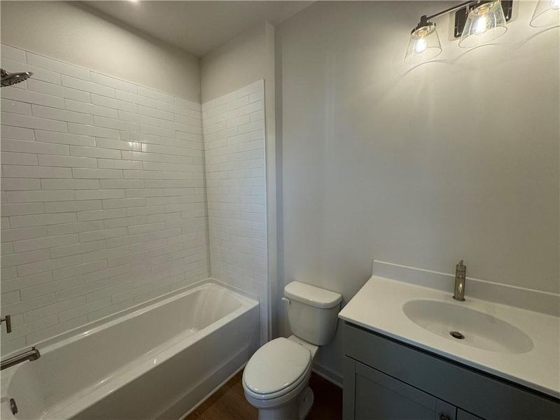 Furnished interior view inside a new home in , Alpharetta (Image 7). Furnished interior view inside a new home in , Alpharetta (Image 7).