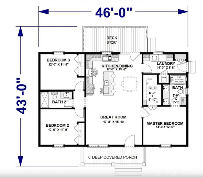 2D floor plan layout of this home in , Shelby, NC (Image 1). 2D floor plan layout of this home in , Shelby, NC (Image 1).