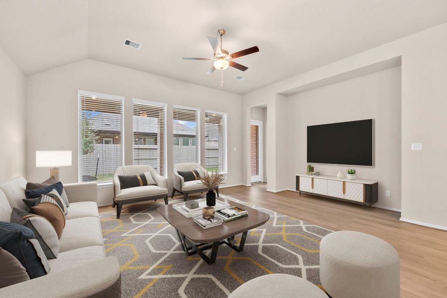 Furnished interior view inside a new home in Pomona 50' & 55', Manvel (Image 13).