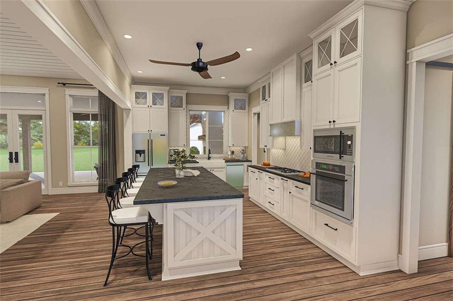 Furnished interior view inside a new home in , Maysville (Image 10).