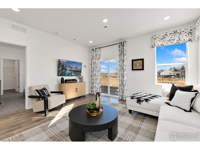 Furnished interior view inside a new home in Sage Meadows, Wellington (Image 6).
