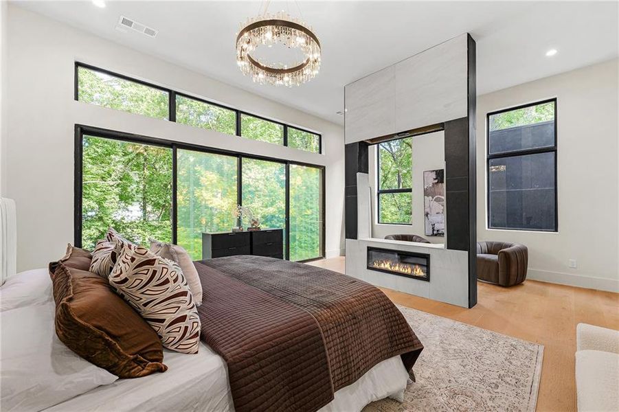 Furnished interior view inside a new home in , Atlanta (Image 30).