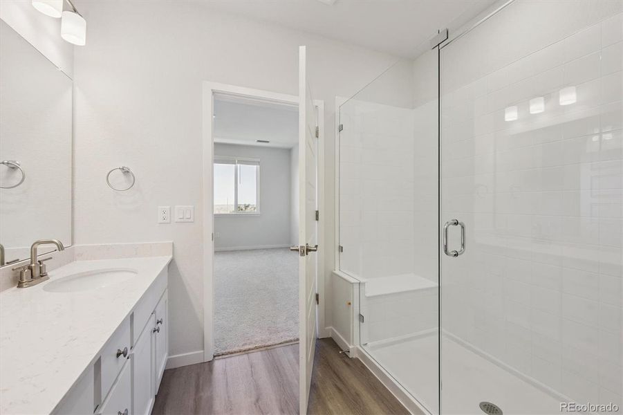 Furnished interior view inside a new home in Condo Collection at Grand Vue at Interlocken, Broomfield (Image 4). Furnished interior view inside a new home in Condo Collection at Grand Vue at Interlocken, Broomfield (Image 4).