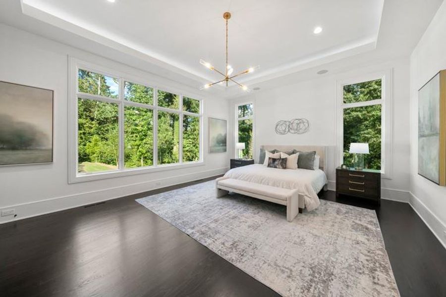 Furnished interior view inside a new home in , Sandy Springs (Image 23).