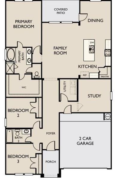 The Edison floorplan