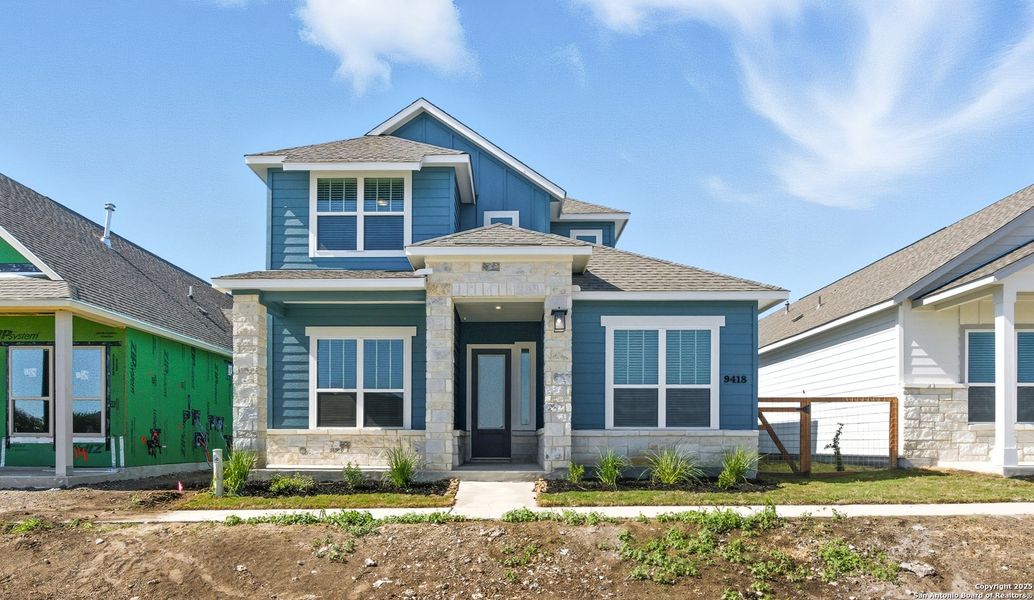Exterior details and patio area of a home in The Crossvine – Garden Homes, Schertz (Image 21). Exterior details and patio area of a home in The Crossvine – Garden Homes, Schertz (Image 21).