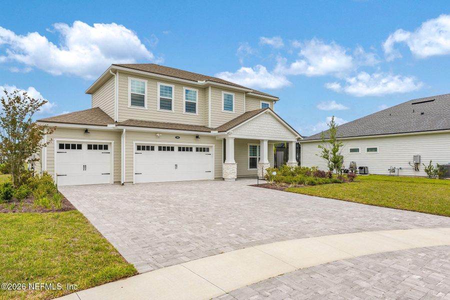 Front exterior of a new home in , St. Augustine, FL, highlighting curb appeal (Image 30).
