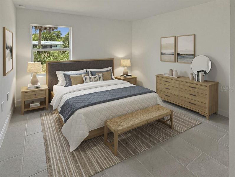 Furnished interior view inside a new home in , Punta Gorda (Image 8).