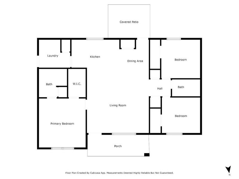 2D floor plan layout of this home in , Tallapoosa, GA (Image 3).