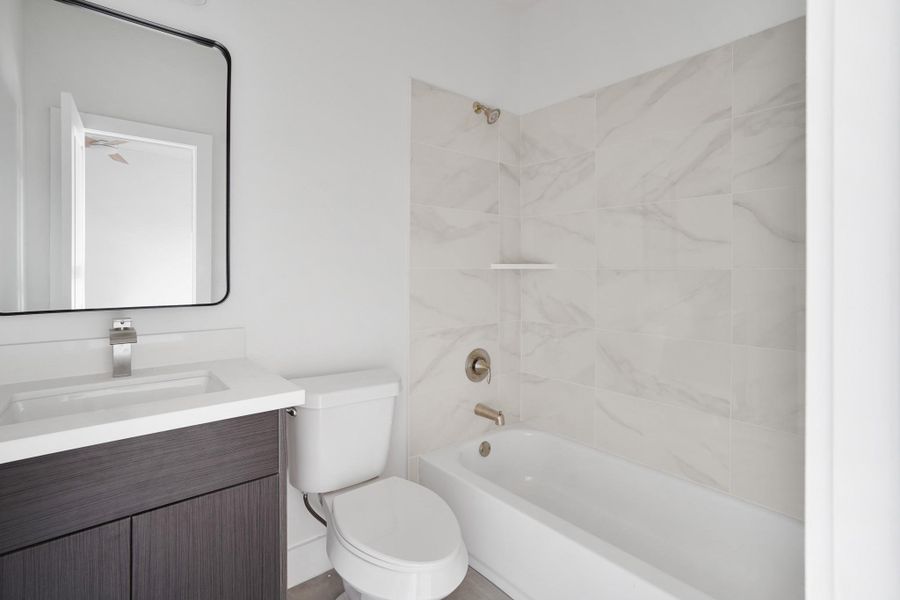 Furnished interior view inside a new home in , Houston (Image 4).