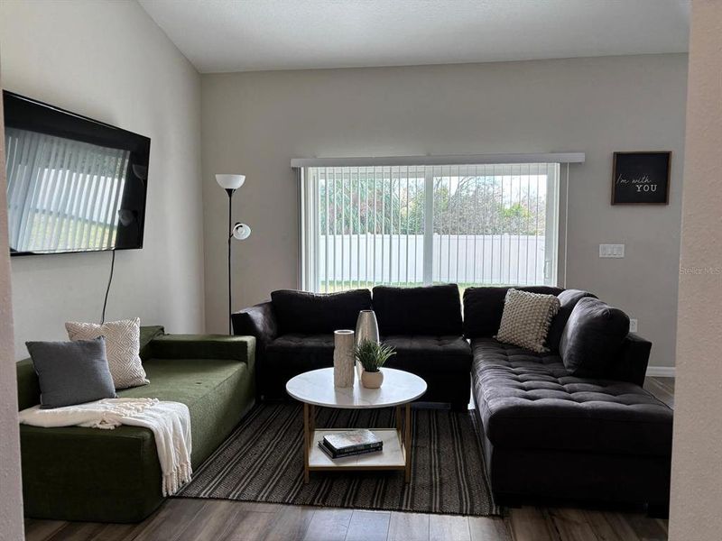 Furnished interior view inside a new home in Hammock Reserve, Haines City (Image 11). Furnished interior view inside a new home in Hammock Reserve, Haines City (Image 11).