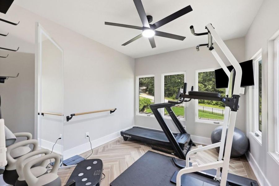 Furnished interior view inside a new home in , Helen (Image 39).