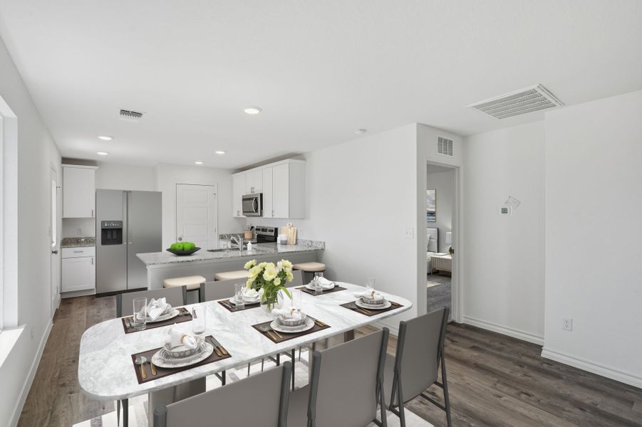 Representative furnished interior of a home built from the Eddleman by Centex in Vista Real, Converse (Image 7).