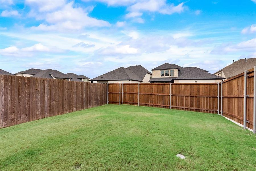 Exterior details and patio area of a home in Edgewater, Royse City (Image 26). Exterior details and patio area of a home in Edgewater, Royse City (Image 26).