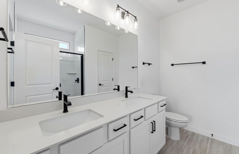 Furnished interior view inside a new home in Cameron Place, Austin (Image 6).