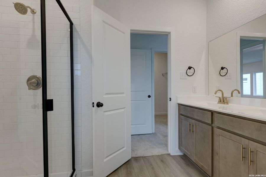 Furnished interior view inside a new home in Nopal Valley, San Antonio (Image 8).