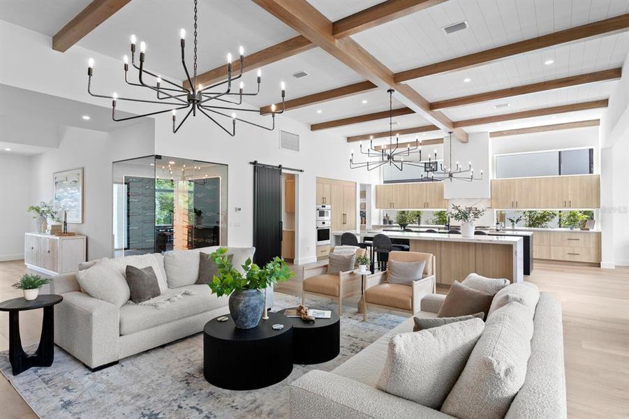 Furnished interior view inside a new home in , Tampa (Image 10).