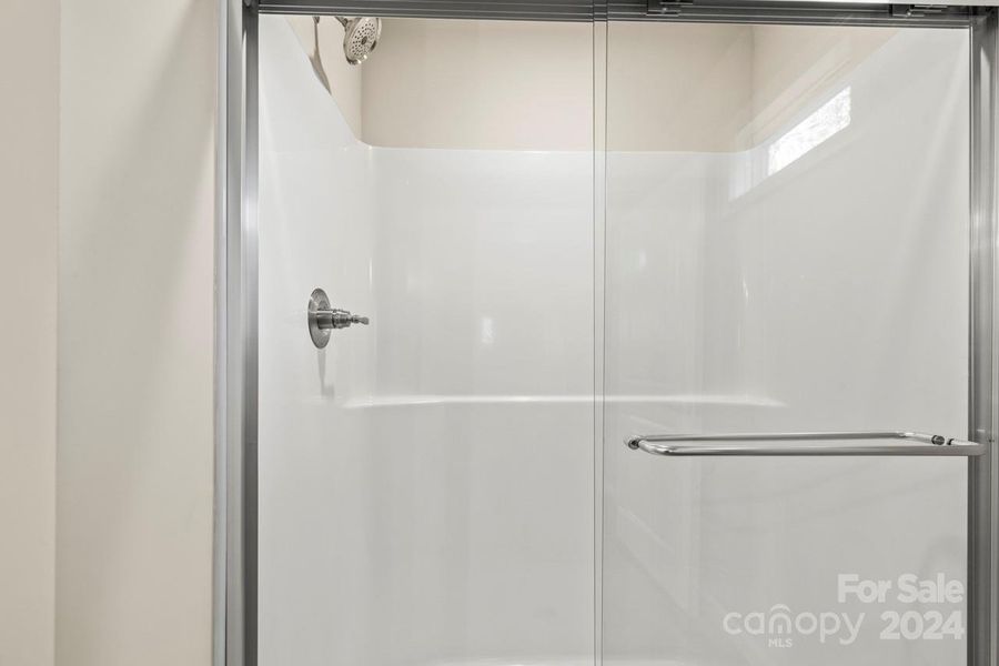 Oversized shower in the primary bathroom