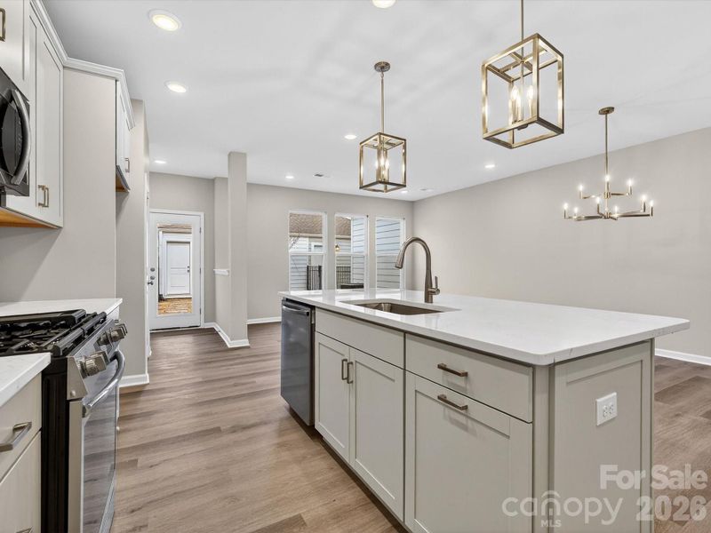 Furnished interior view inside a new home in North Creek Village, Huntersville (Image 10).