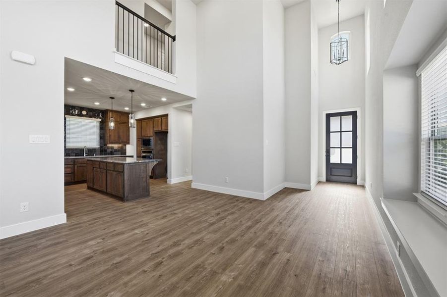 Spacious, unfurnished interior of a new home in Pecan Square: 40ft. lots, Northlake (Image 24).