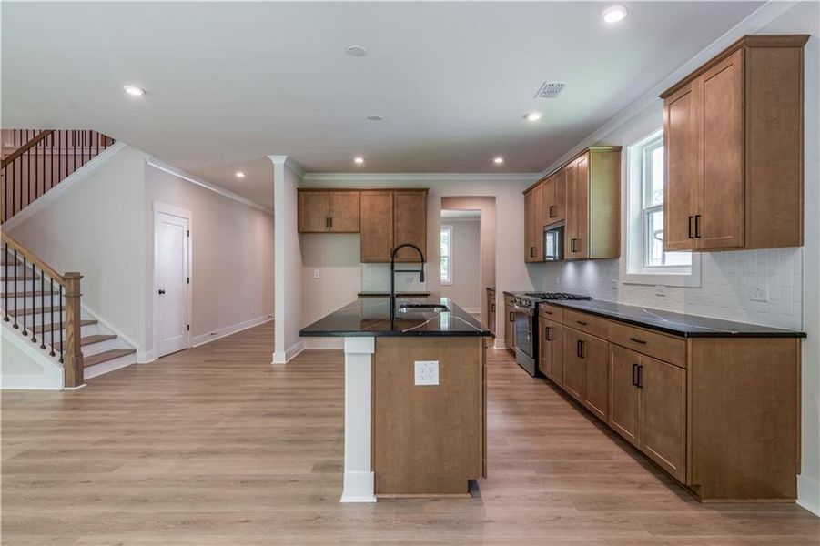 Furnished interior view inside a new home in Cambridge at Steels Bridge: Steels Bridge, Canton (Image 35).