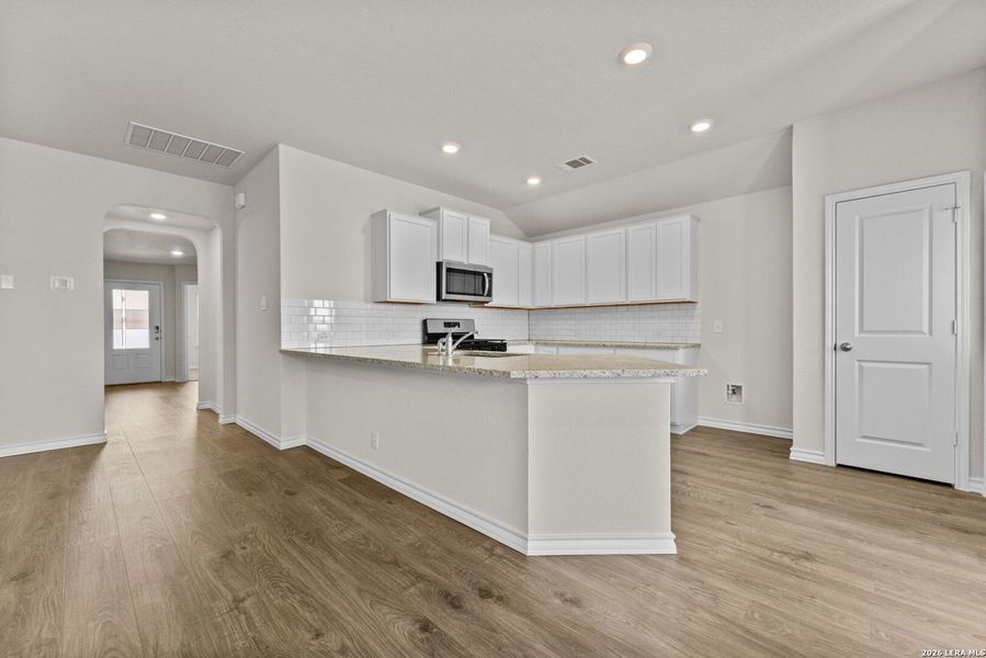 Furnished interior view inside a new home in Redbird Ranch, San Antonio (Image 4).
