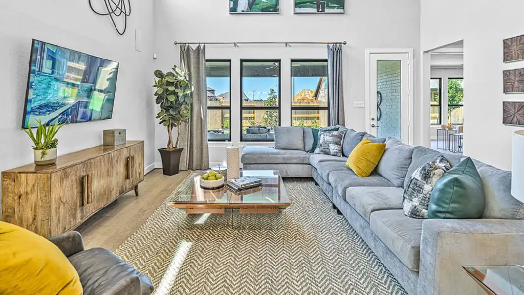 Furnished interior view inside a new home in Trillium, Richmond (Image 3).