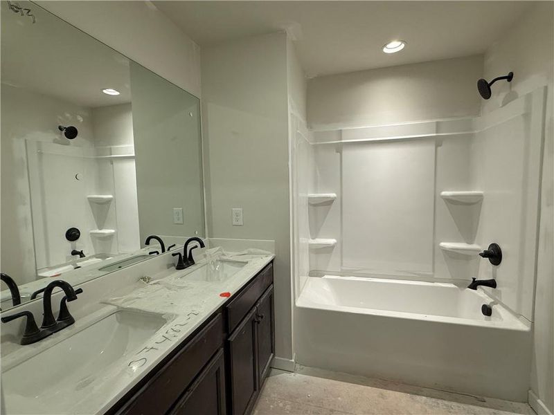 Furnished interior view inside a new home in The Towns at Auburn Station East, Auburn (Image 5).