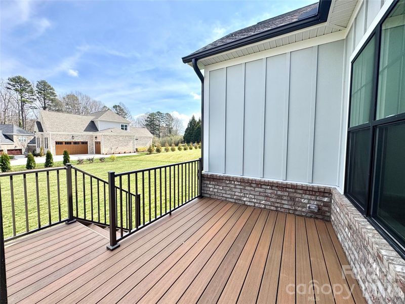 Exterior details and patio area of a home in Irish Creek, Landis (Image 23).